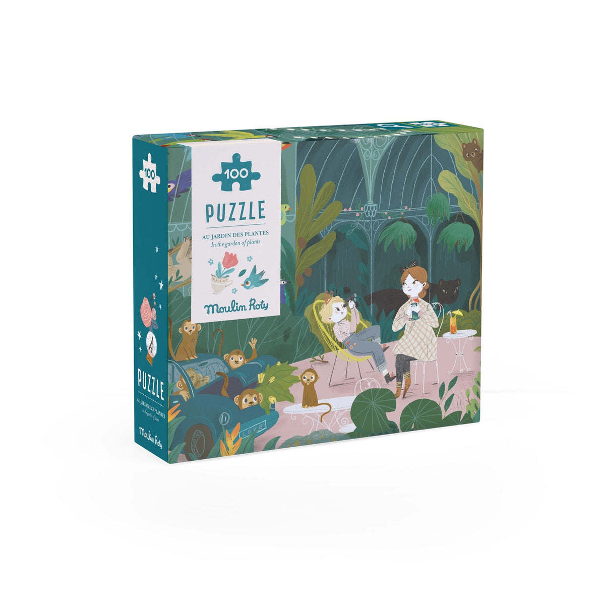 Les Parisiennes In The The Garden Of Plants Puzzle 100 Pieces By Moulin Roty