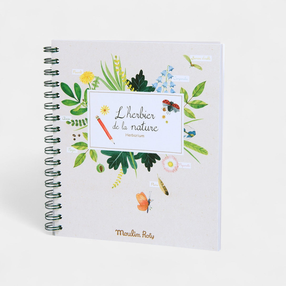 Moulin Roty Herbarium Book | Flower & Leaf Pressing Nature Diary