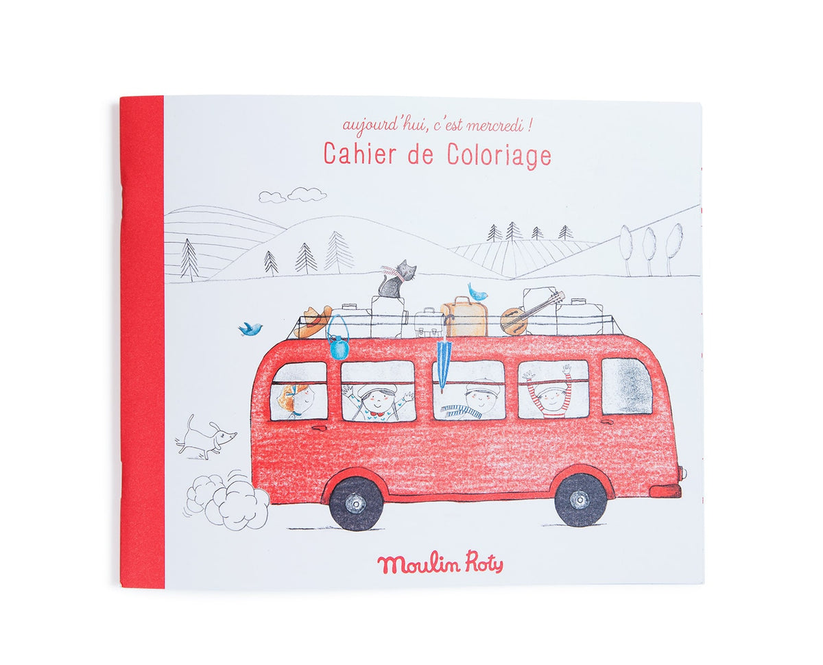 Aujourd’hui Colouring Book By Moulin Roty