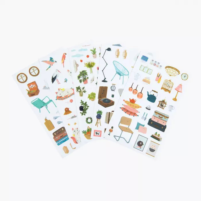 Les Pariesiennes Colouring Book With 145 Stickers - By Moulin Roty