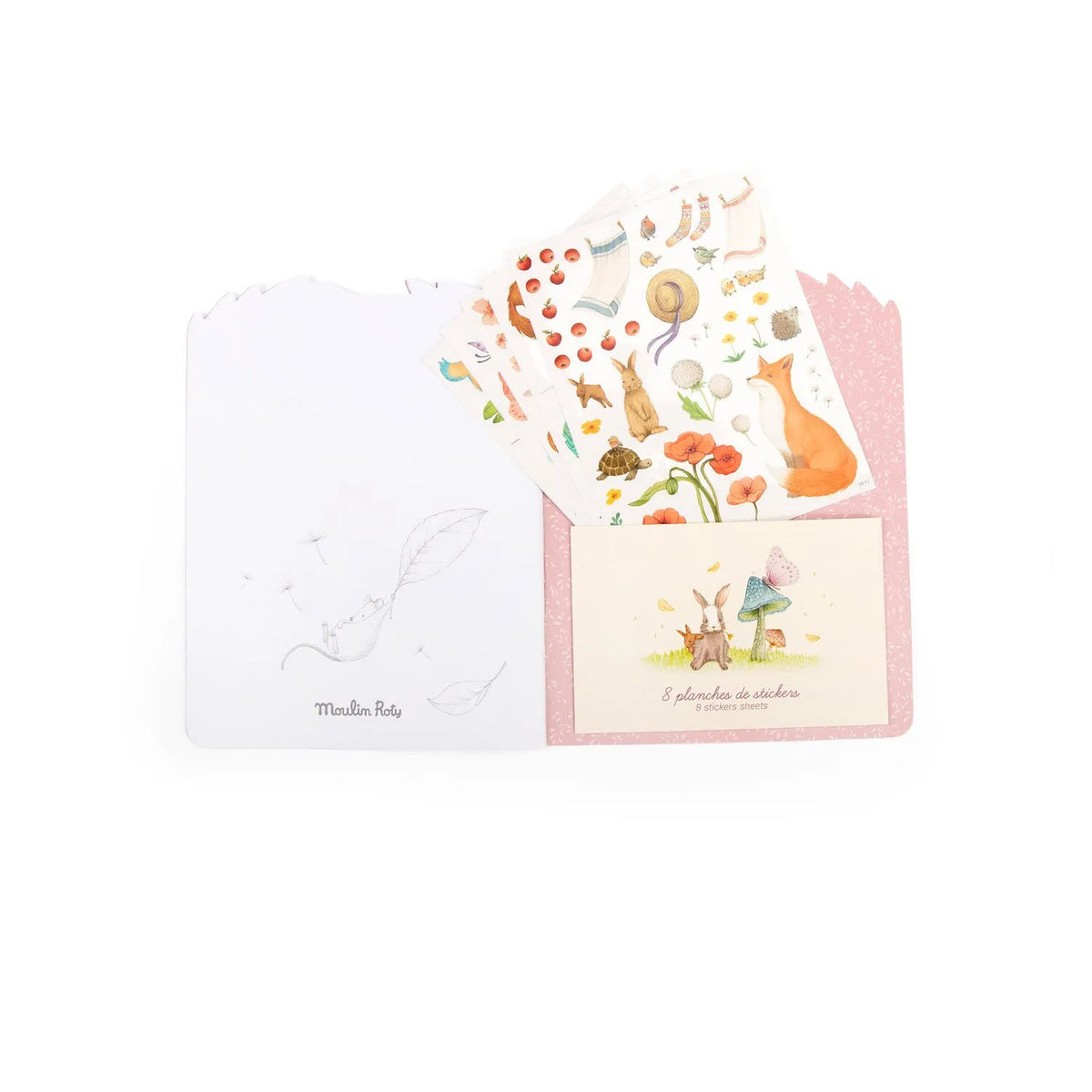 Moulin Roty Les Rosalies Colouring & Sticker Book (230 Stickers)