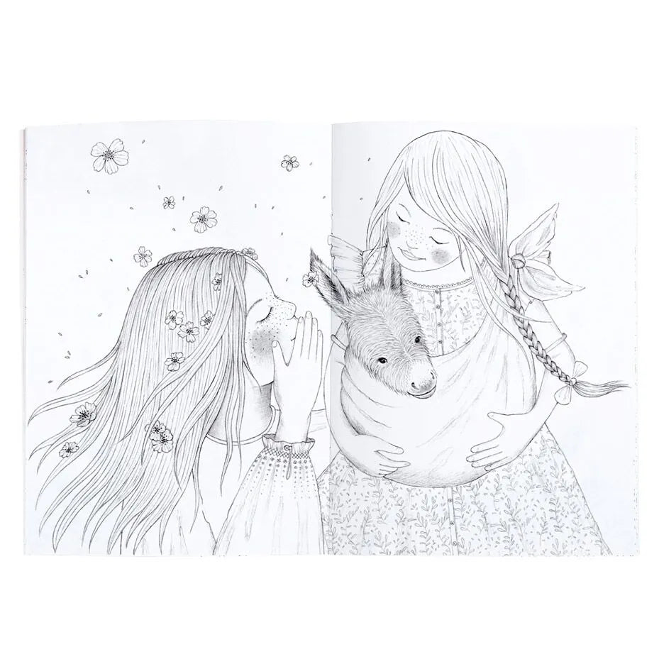 Moulin Roty Les Rosalies Colouring Book (36 Pages)