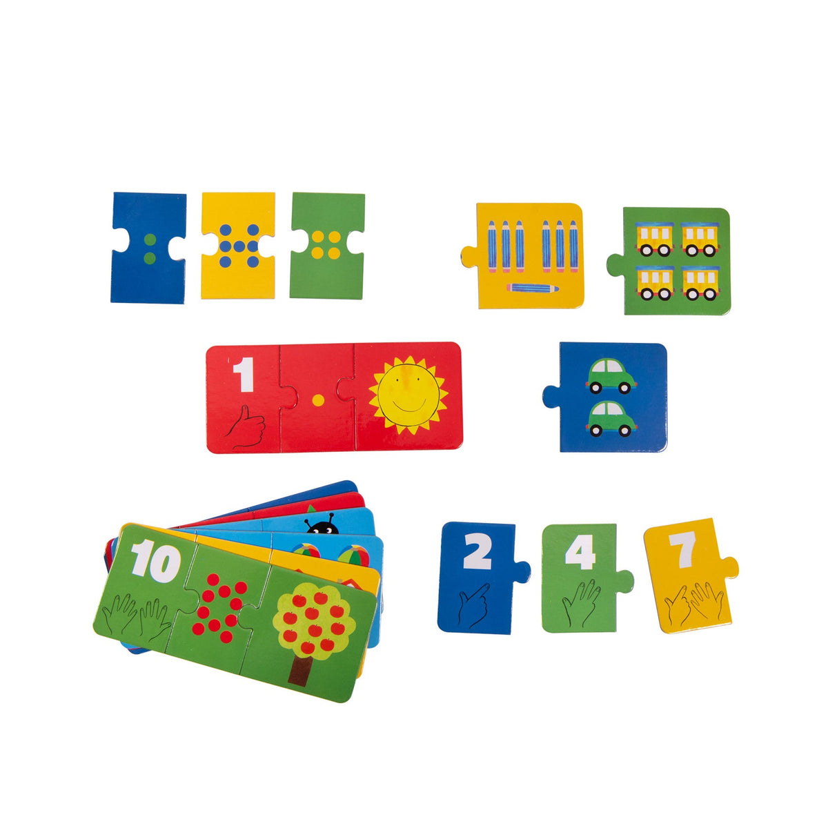 Les Popipop Number Puzzle By Moulin Roty