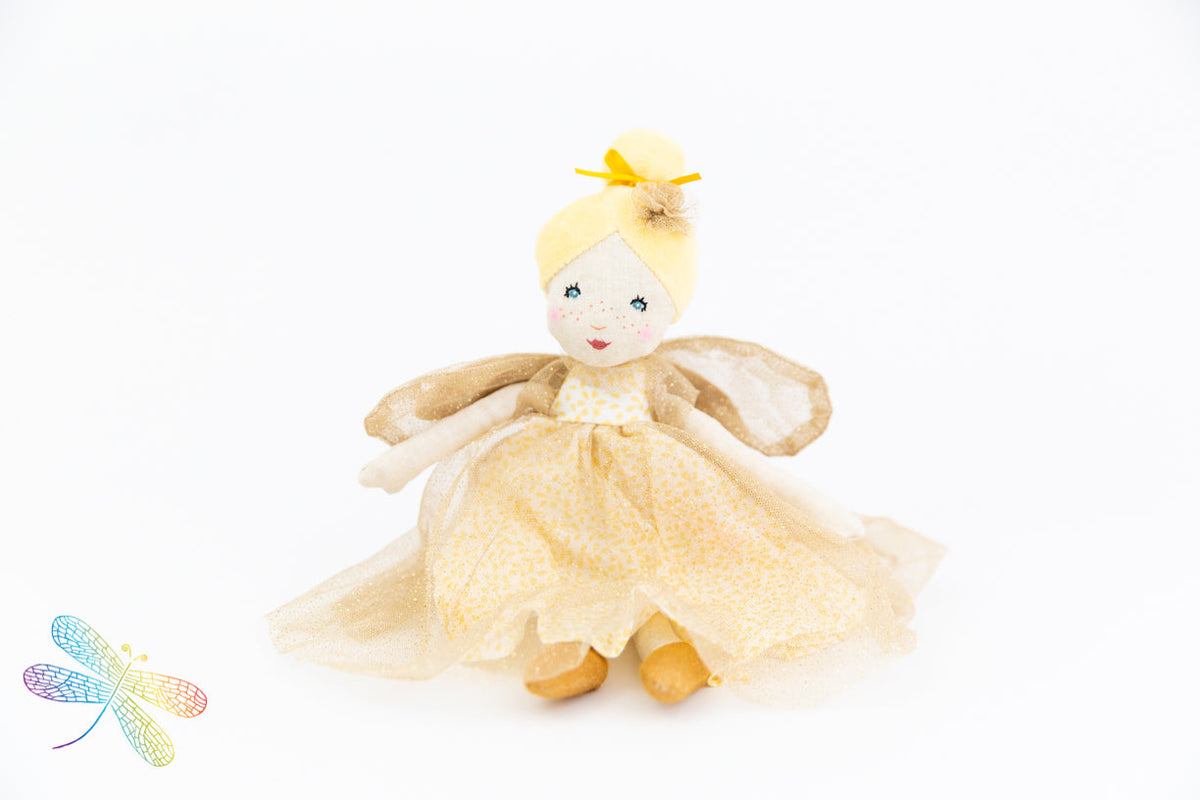 Moulin Roty Once Upon A Time - Little Golden Fairy Doll
