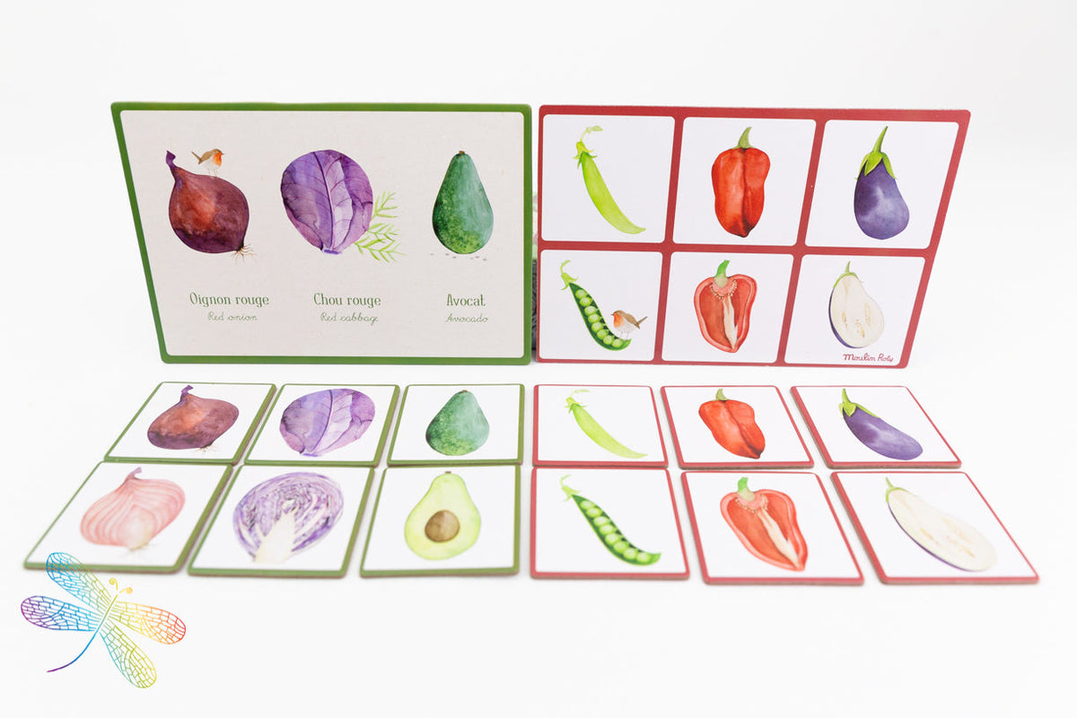 Vegetable Lotto And Memory Game By Moulin Roty
