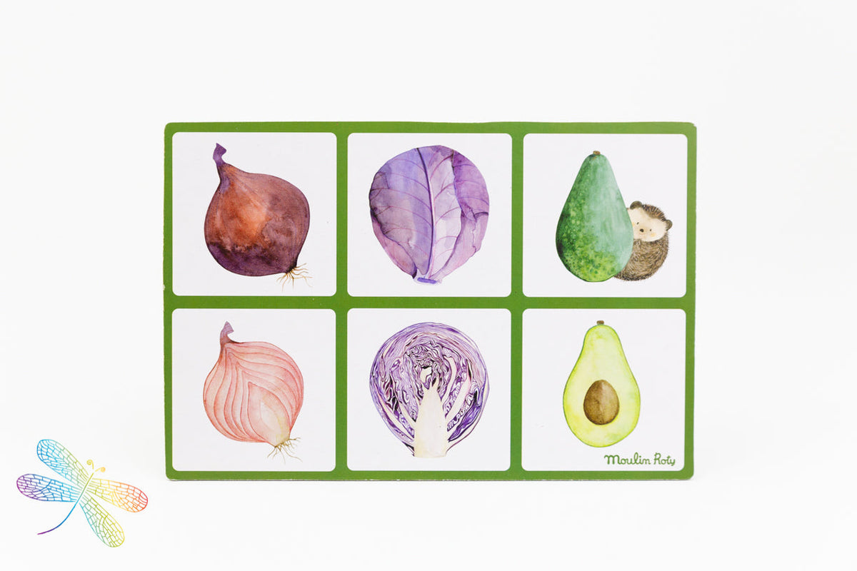 Vegetable Lotto And Memory Game By Moulin Roty