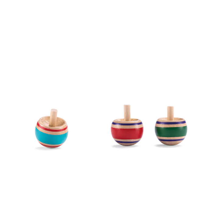 Wooden Spinning Top By Moulin Roty