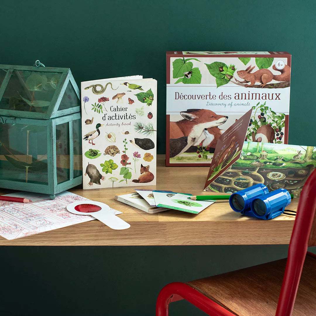 Moulin Roty Discovery Of Wild Animals Box