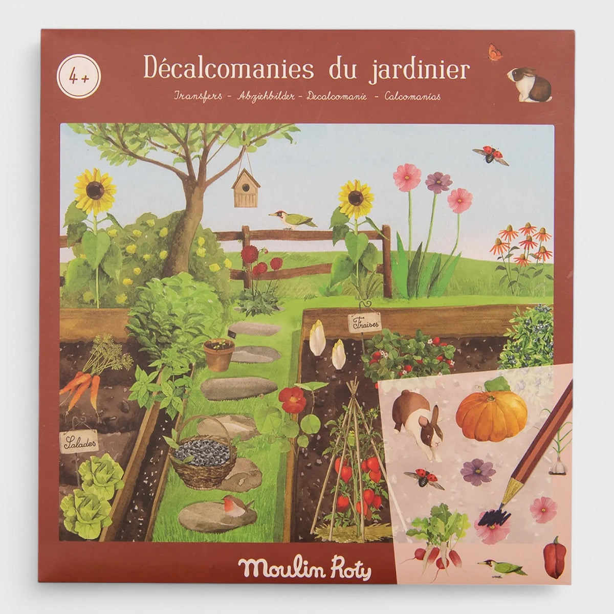 Moulin Roty The Gardners Transfers