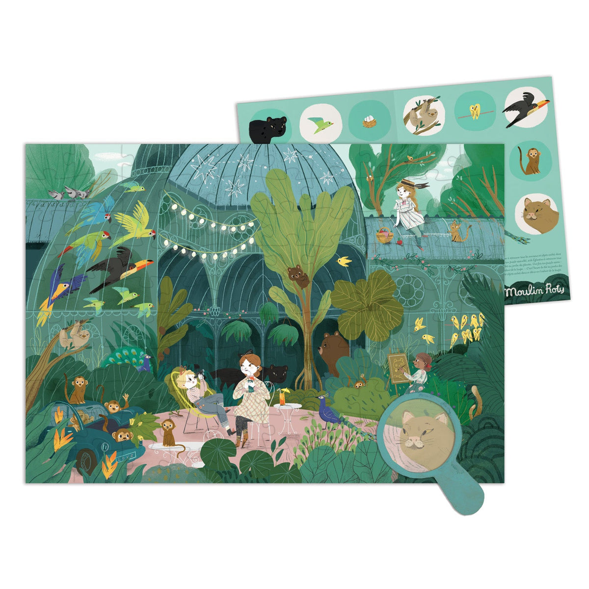  Les Parisiennes In The The Garden Of Plants Puzzle 100 Pieces By Moulin Roty