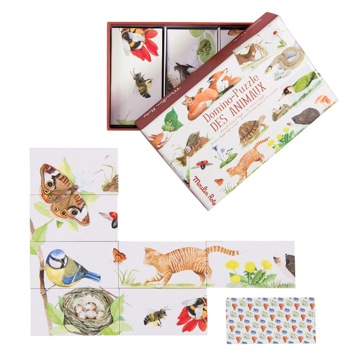 Moulin Roty Animal Domino Puzzle
