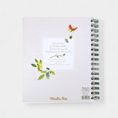 Moulin Roty Herbarium Book | Flower & Leaf Pressing Nature Diary