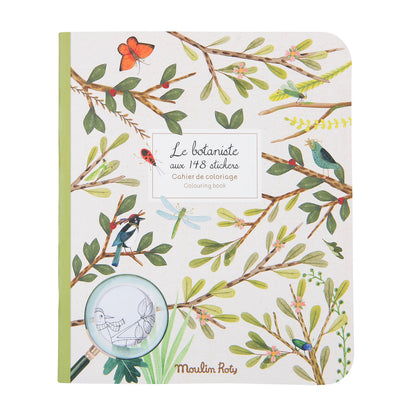  Le Botaniste Colouring Book With 145 Stickers - By Moulin Roty