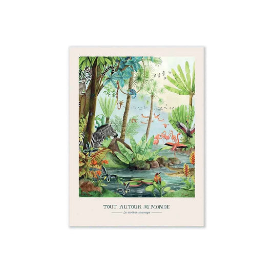 Moulin Roty The Wild River Poster 30x40cm