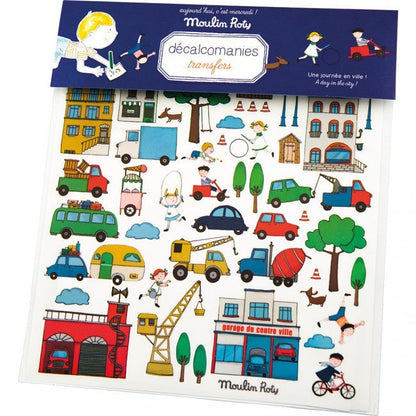  A Day At The City Transfers/ Decals- By Moulin Roty