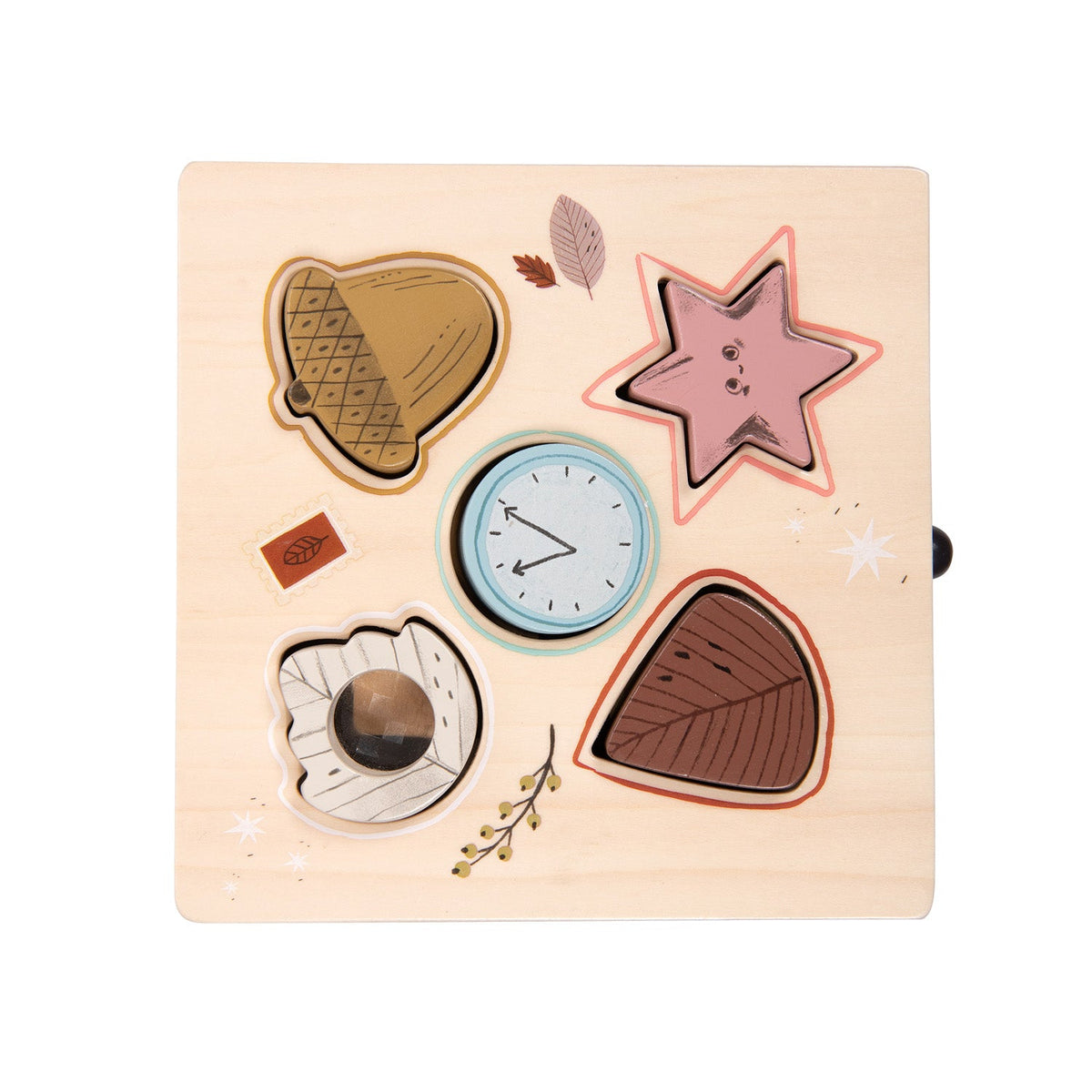 Moulin Roty Apres La Pluie Shape Sorter Box