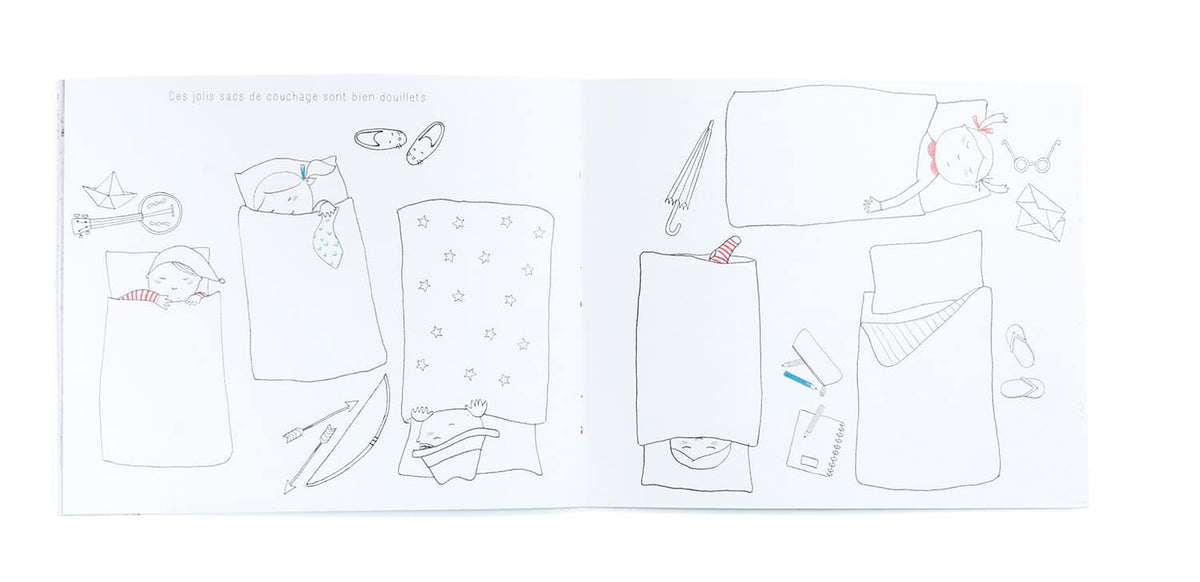  Aujourd’hui Colouring Book By Moulin Roty