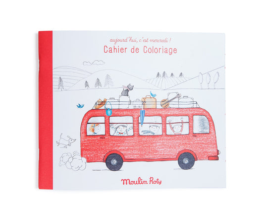  Aujourd’hui Colouring Book By Moulin Roty