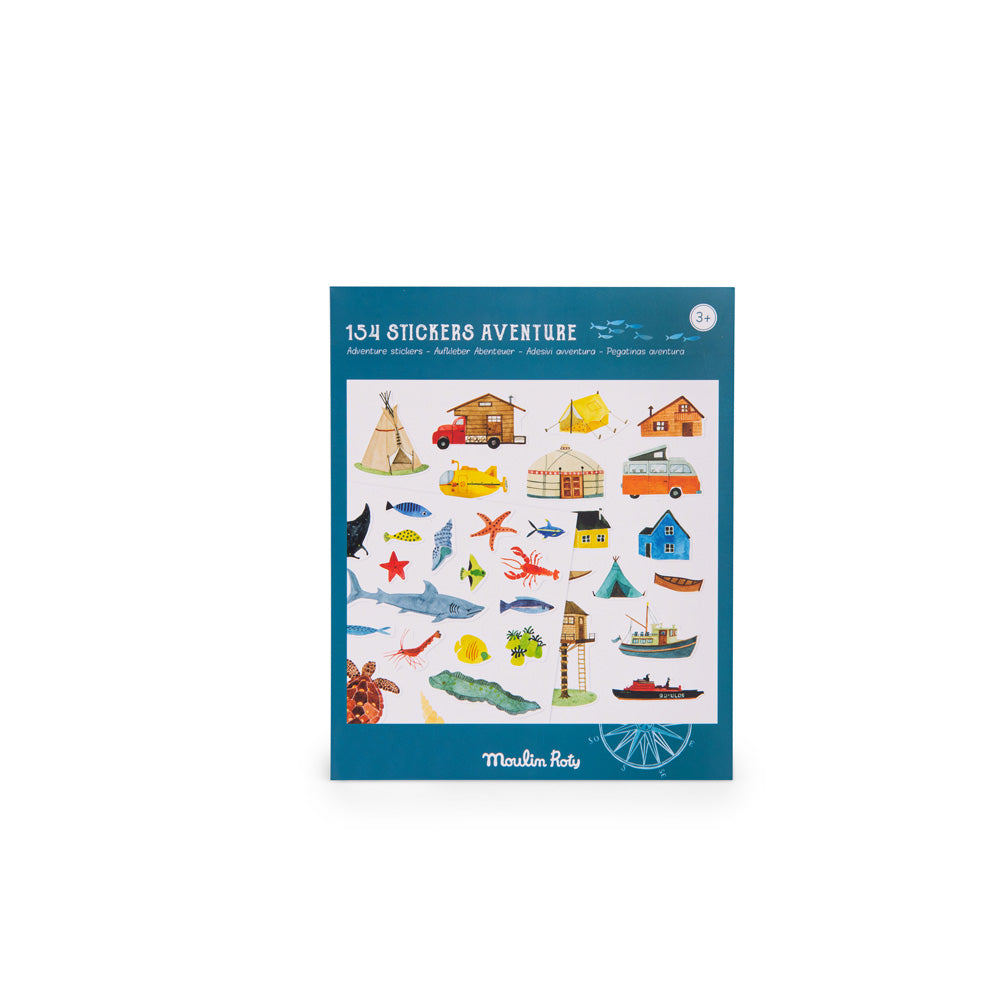  Explorateur Pack Of 154 Stickers By Moulin Roty