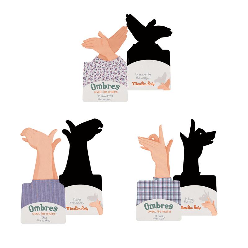  Hand Shadow Cards Moulin Roty