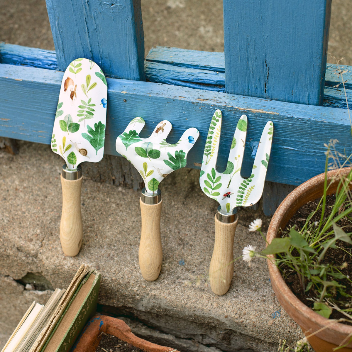 Moulin Roty Set Of 3 Gardening Tools