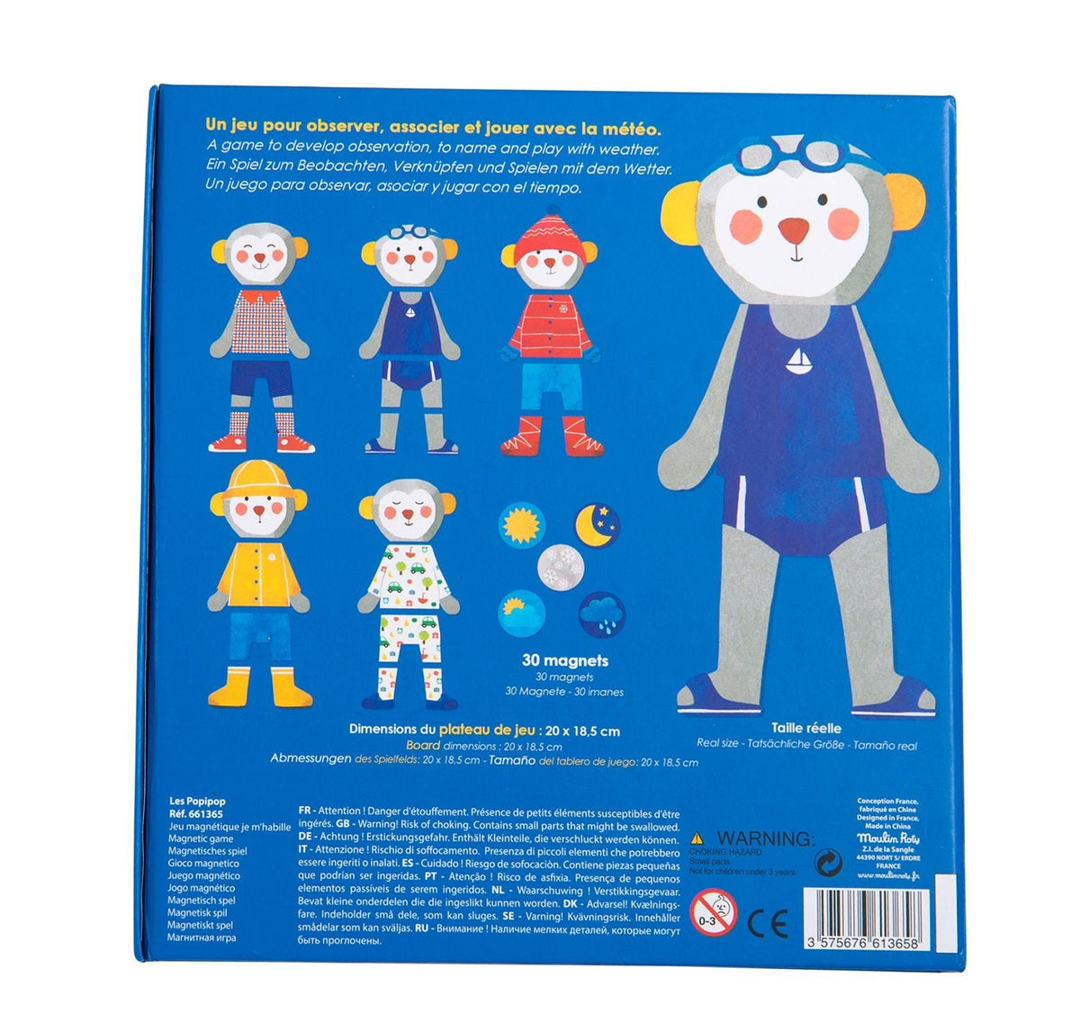  Moulin Roty Magnetic Game - Getting Dressed