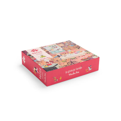 Moulin Roty La Grande Famille Puzzle - A La Maison (100 Pieces)