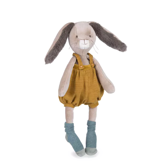  Large Ochre Rabbit Soft Toy By Moulin Roty - Trois Petits Lapins