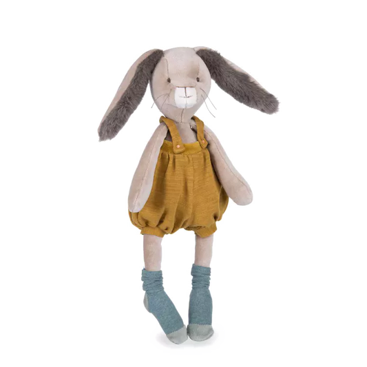  Large Ochre Rabbit Soft Toy By Moulin Roty - Trois Petits Lapins
