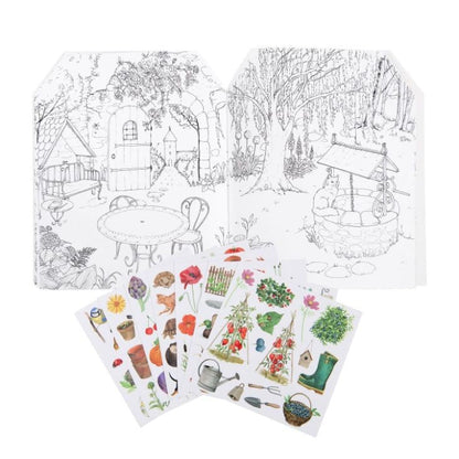 Le Jardin Garden Sticker Book By Moulin Roty