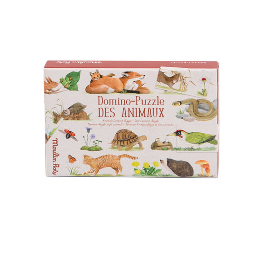 Moulin Roty Le Jardin Animals Domino Puzzle