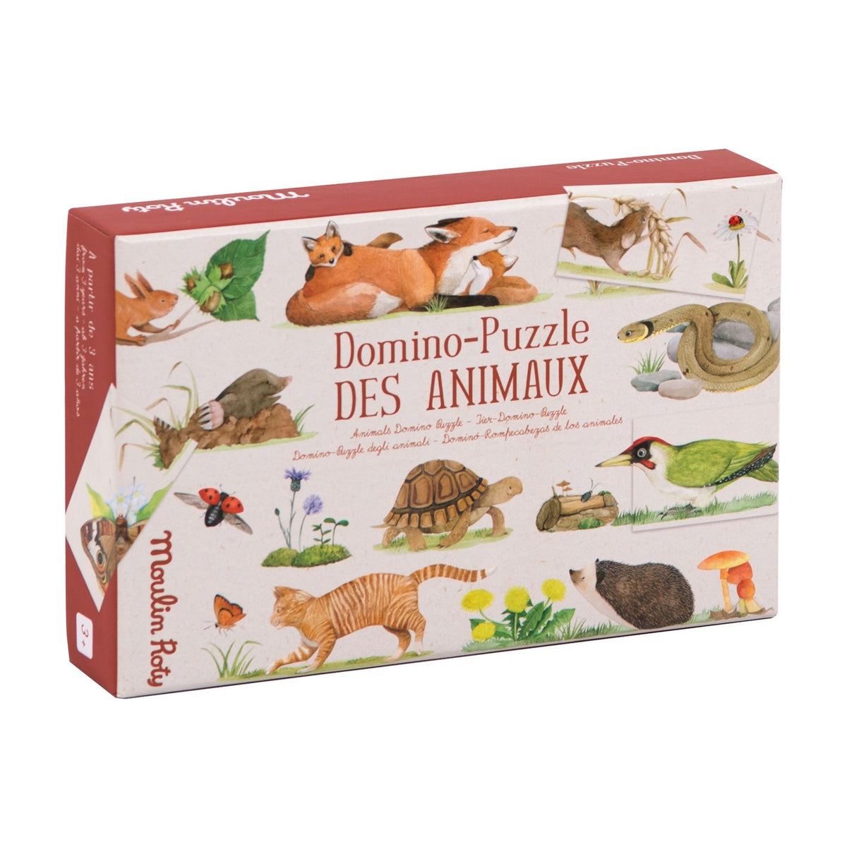 Moulin Roty Le Jardin Animals Domino Puzzle