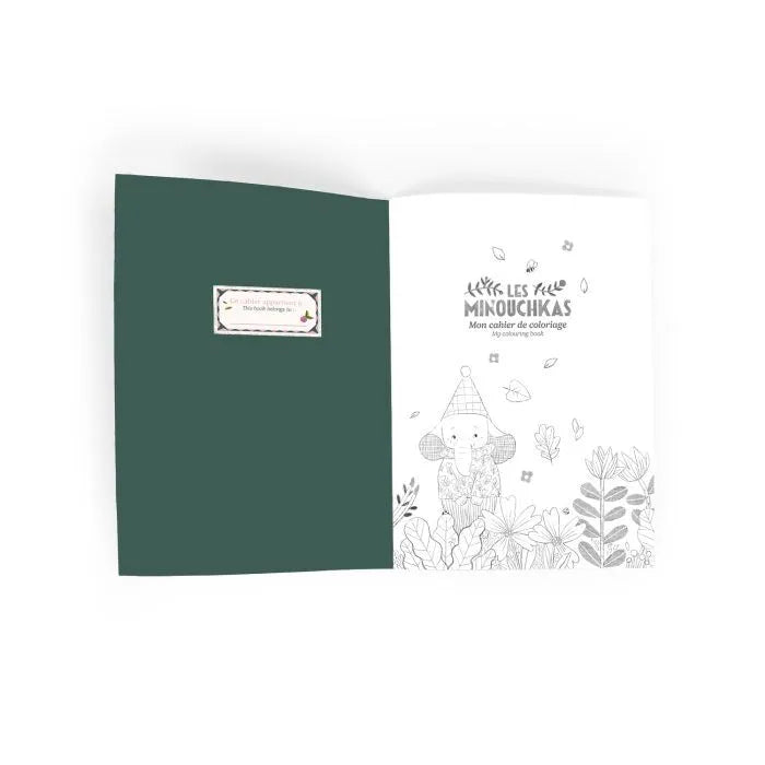 Moulin Roty Les Minouchkas Colouring Book (36 Pages)
