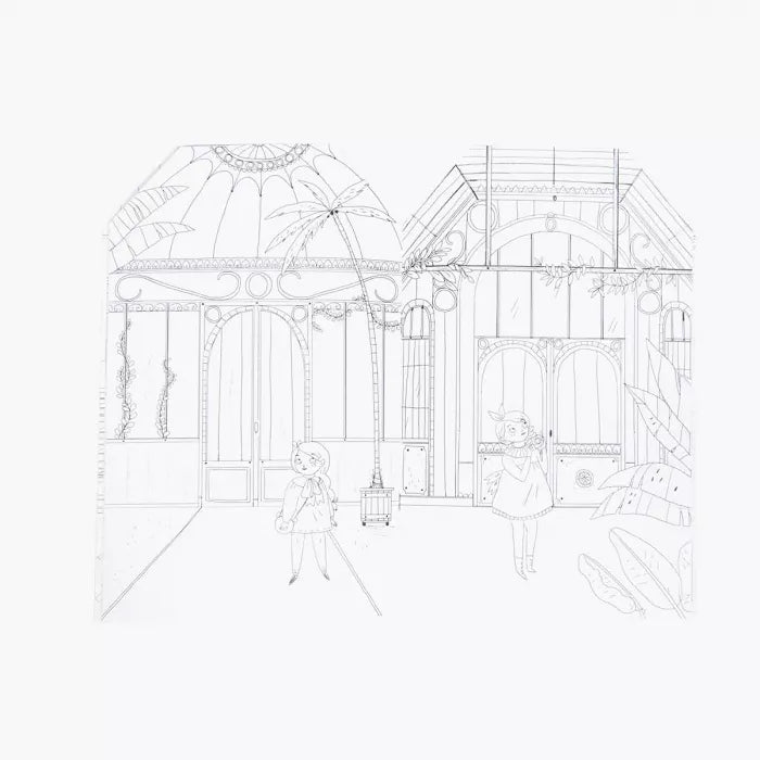  Les Pariesiennes Colouring Book With 145 Stickers - By Moulin Roty