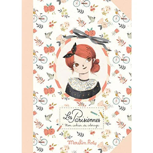  Les Parisiennes Colouring Book - By Moulin Roty