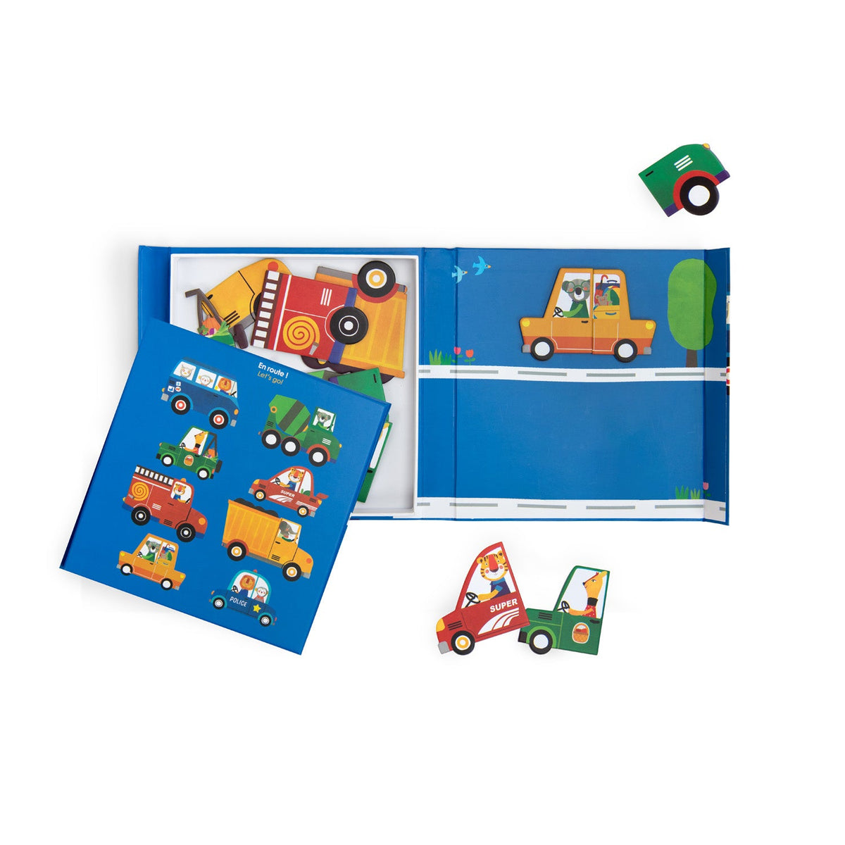 Moulin Roty Les Popipop Magnetic Game – Vehicles