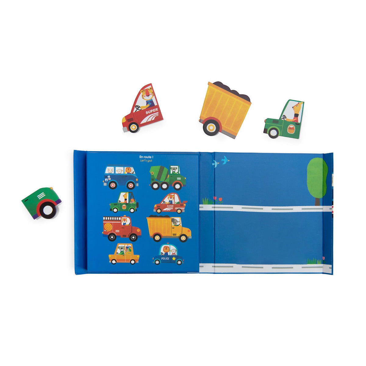 Moulin Roty Les Popipop Magnetic Game – Vehicles