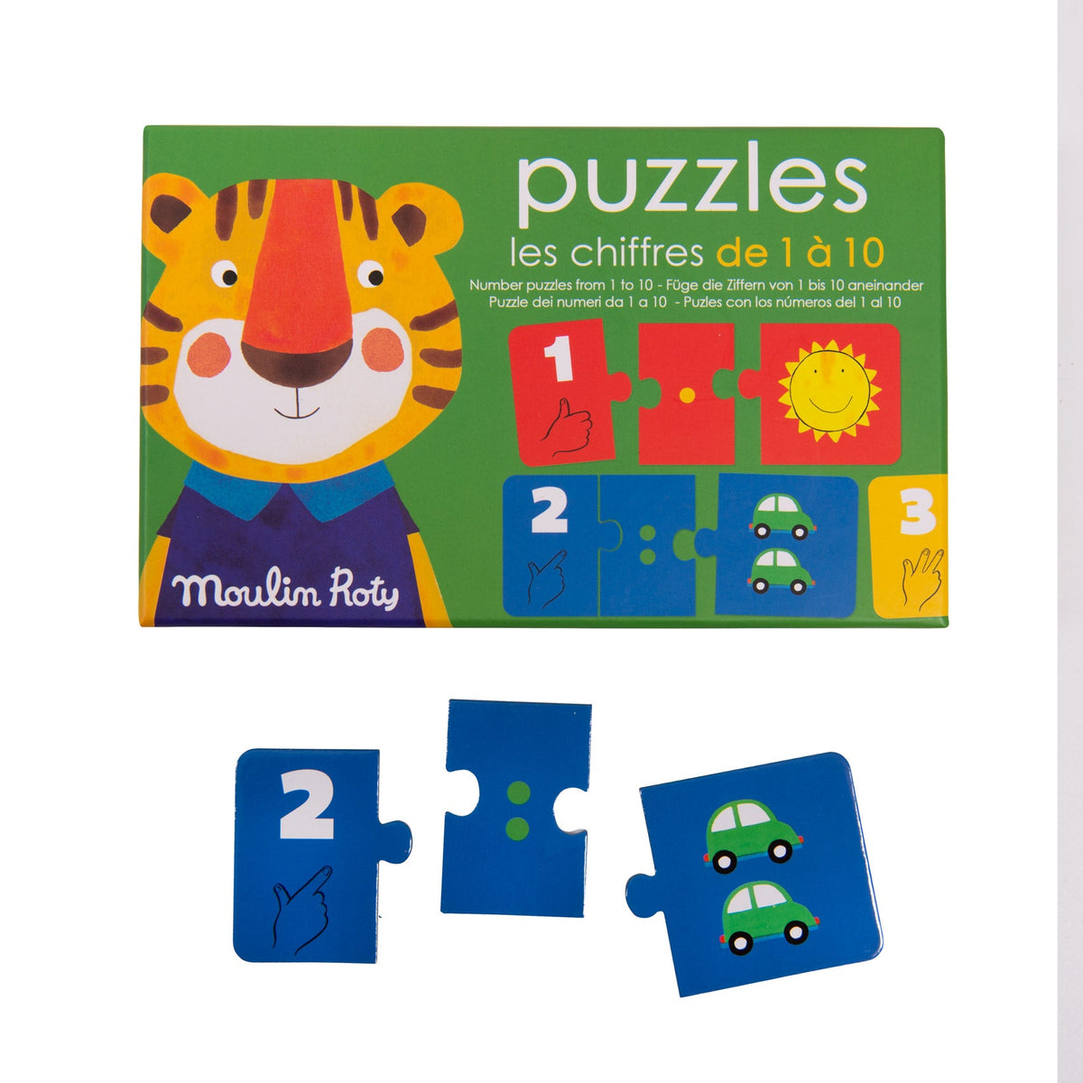  Les Popipop Number Puzzle By Moulin Roty