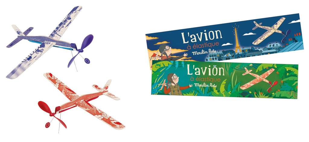  Rubber Band Plane Les Petit Marveilles By Moulin Roty