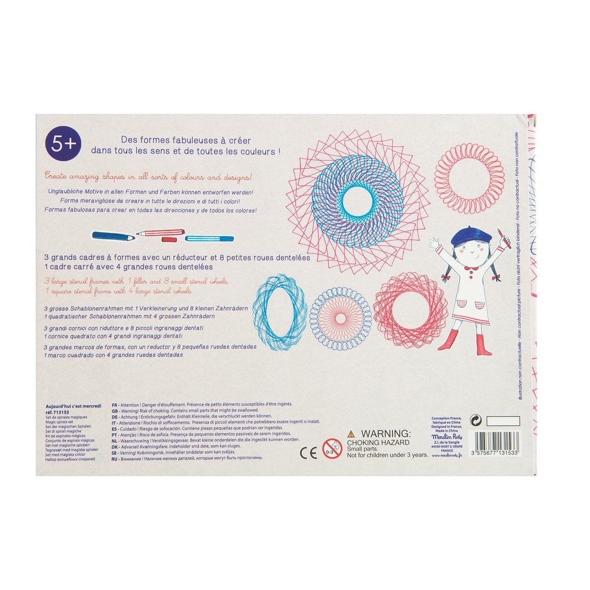  Aujoud'Hui Magic Spirals Set By Moulin Roty