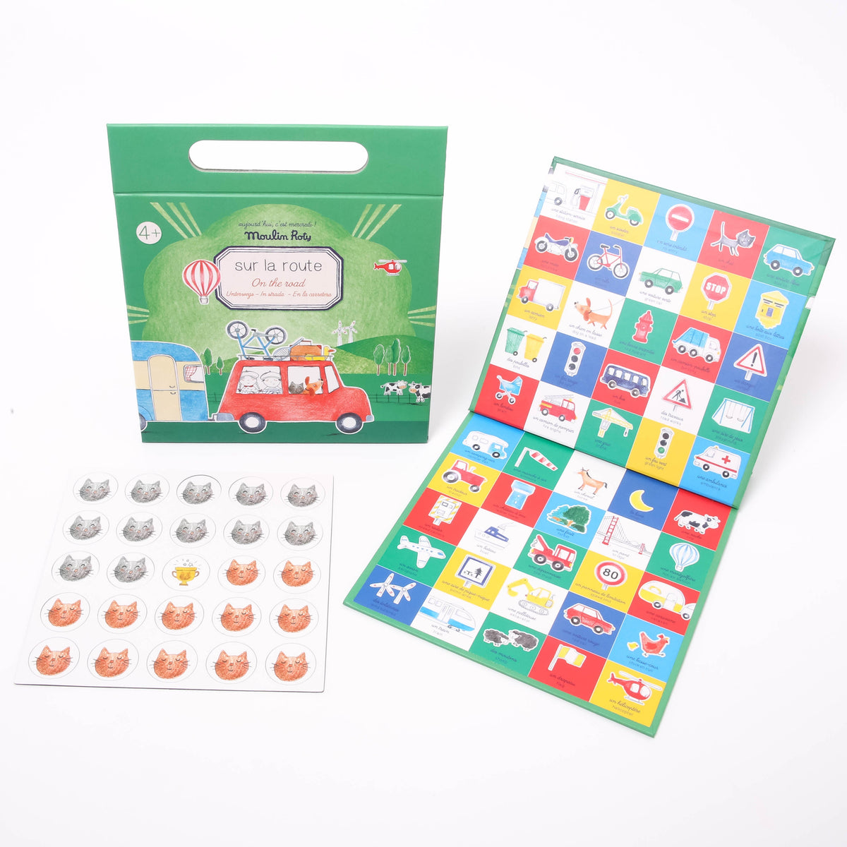 Moulin Roty Magnetic On The Road Game