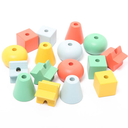 Moulin Roty Wooden Lacing Beads