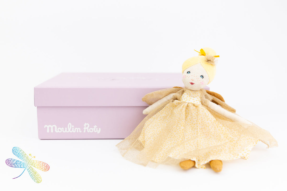  Moulin Roty Once Upon A Time - Little Golden Fairy Doll