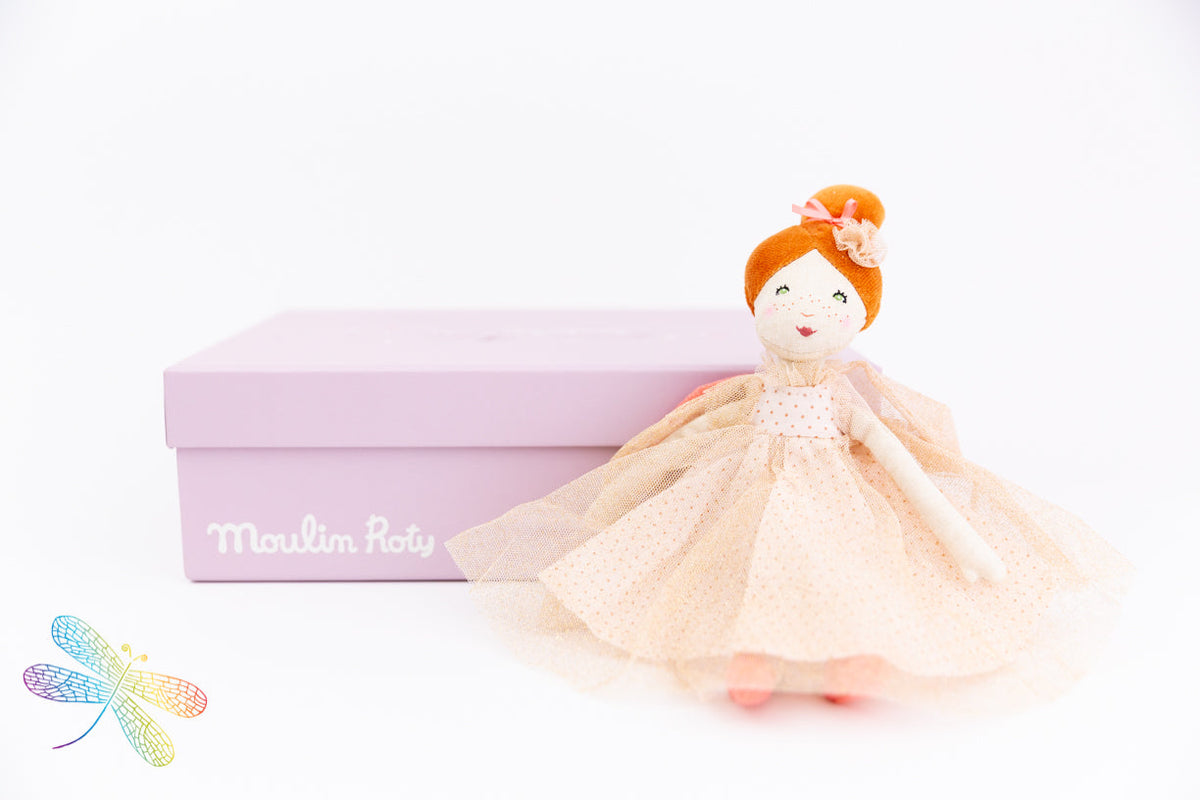  Moulin Roty Once Upon A Time - Little Pink Rose Fairy Doll