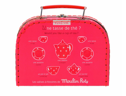  Tea Party Suitcase Set By Moulin Roty