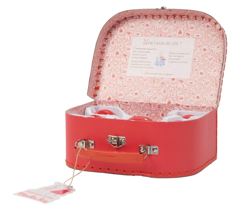  Tea Party Suitcase Set By Moulin Roty