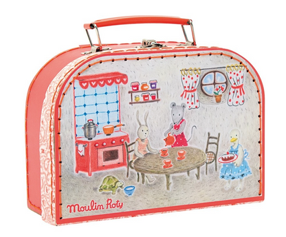  Tea Party Suitcase Set By Moulin Roty
