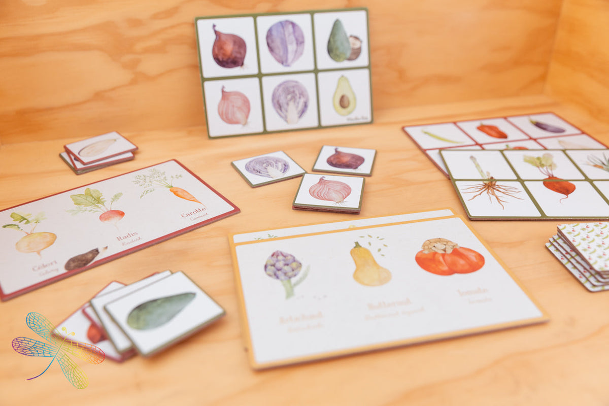  Vegetable Lotto And Memory Game By Moulin Roty
