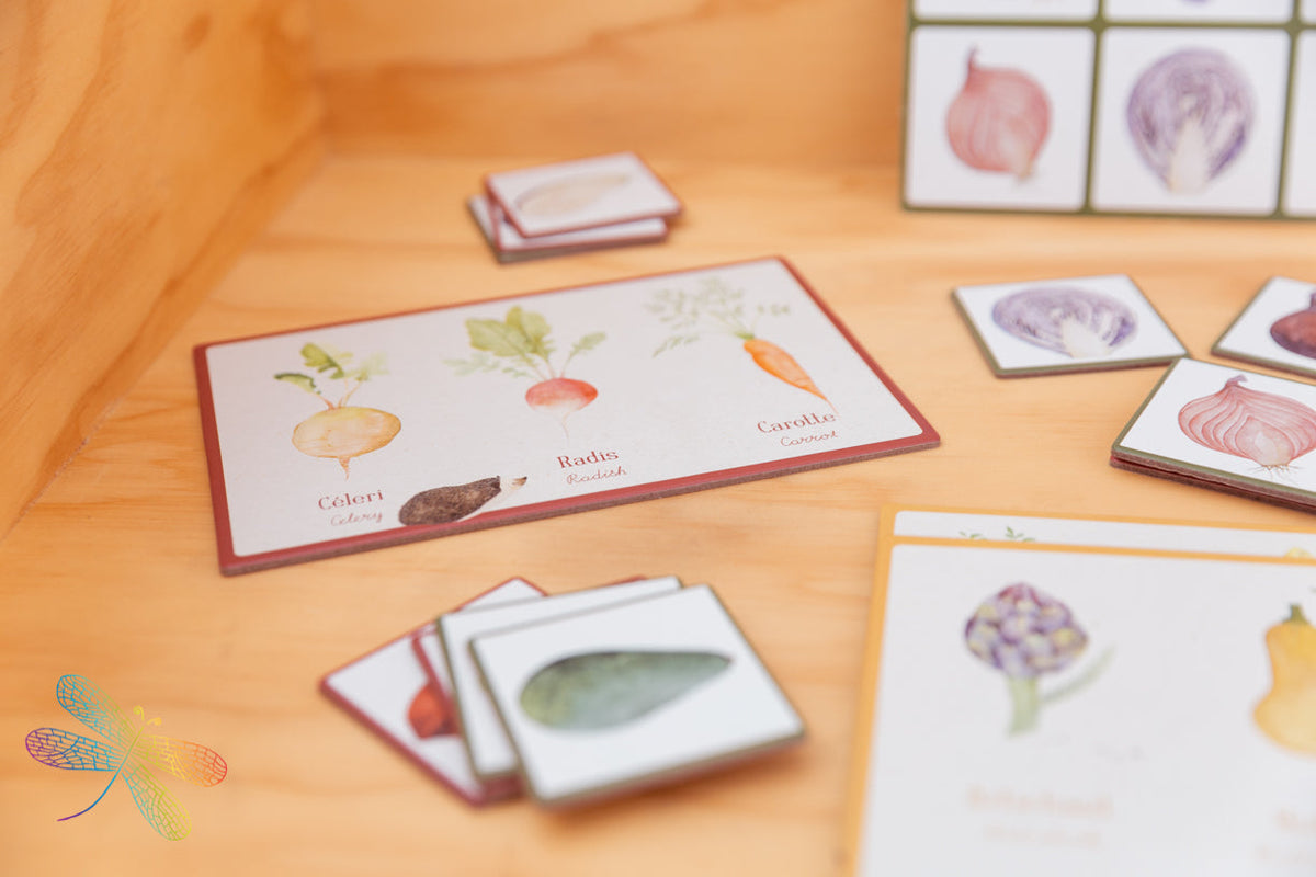  Vegetable Lotto And Memory Game By Moulin Roty