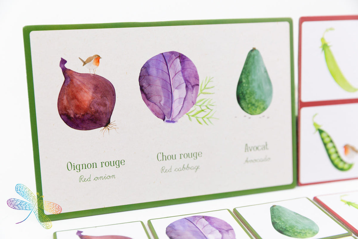  Vegetable Lotto And Memory Game By Moulin Roty